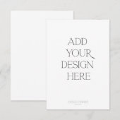 3,5 x 5-inch kaartafdrukken bedankkaart (Voorkant / Achterkant)