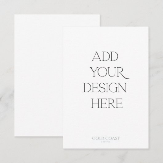 3,5 x 5-inch kaartafdrukken bedankkaart (Voorkant / Achterkant)