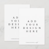 3,5 x 5-inch kaartafdrukken kaart (Voorkant / Achterkant)