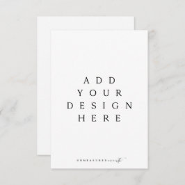 3,5 x 5-inch kaartafdrukken kaart