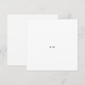 3,5" x 5" Platte bedankkaart (Voorkant / Achterkant)