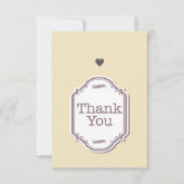 3,5" x 5" Platte bedankkaart (Voorkant)