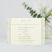 3,5 x 5 R.S.V.P Reply Kaart Damask Paris (Staand voorkant)