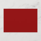 3.5 x 5 Richting Kaart Crimson Rood Embellis (Achterkant)