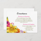 3.5 x 5 Richting Kaart Hawaïaanse Exotische Bloeme (Voorkant / Achterkant)