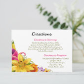 3.5 x 5 Richting Kaart Hawaïaanse Exotische Bloeme (Staand voorkant)