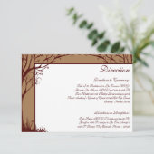 3.5 x 5 Richting Kaart Herfstboom (Staand voorkant)