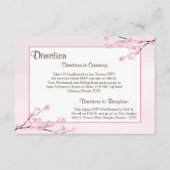 3.5 x 5 Richting Kaart Kersenbloesem - Roze (Voorkant)