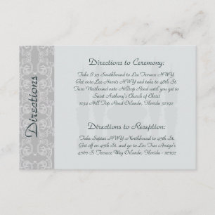 3.5 x 5 Richting Kaart Zacht Blauw Islamitische Ra