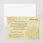 3.5 x 5 Richtingskaart Marokkaans Feest Informatiekaartje (Voorkant / Achterkant)