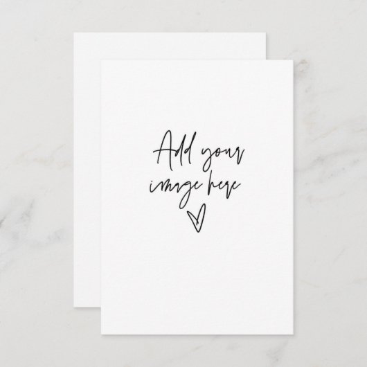 3,5 x 5 RSVP Reactie BehuizingKaart Sjabloon (Voorkant / Achterkant)