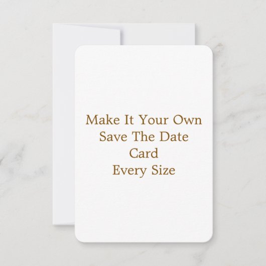 3,5" x 5" Save The Date Kaart (Voorkant)