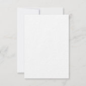 3,5" x 5" Ultradikke briefkaart met enveloppe (Achterkant)