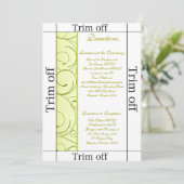 3.5 x 7 Routebeschrijving Lime Green Pear Swi Kaart (Staand voorkant)