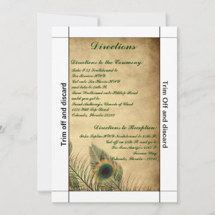 3.5 x 7 Routebeschrijving  Peacock Gre Kaart