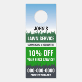 3,5 "x 8,5" dubbelzijdige grasservice deurhanger