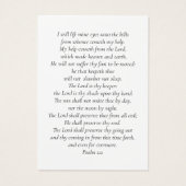 3,5x2,5-inch foto Funeral Memorial Prayer Kaart (Achterkant)