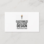  3,5x2" Blank Bedrijf Klein Visitekaartje (Voorkant)