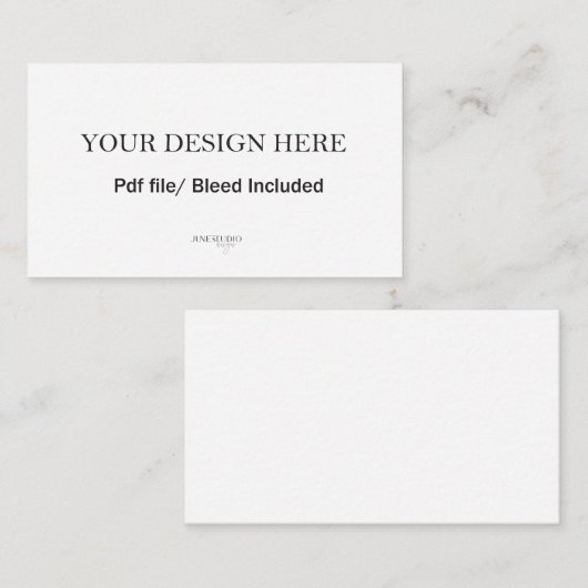 3,5x2-inch Kaart afdrukken (Voorkant / Achterkant)