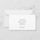 3,5x2-inch Kaart afdrukken Notitiekaartje (Voorkant)