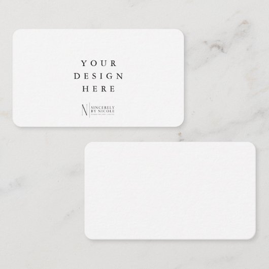 3,5x2-inch Kaart afdrukken Notitiekaartje (Voorkant / Achterkant)