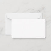 3,5x2-inch Kaart afdrukken Notitiekaartje (Achterkant)