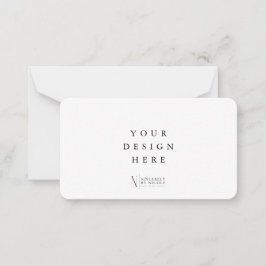 3,5x2-inch Kaart afdrukken Notitiekaartje