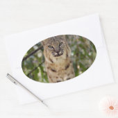 3,5x3,5-Sjabloon-ovale magneet Ovale Sticker (Envelop)