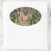 3,5x3,5-Sjabloon-ovale magneet Ovale Sticker (Tas)