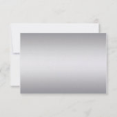 3,5x5 Black Silver Zebra Red Jewel RSVP (Achterkant)