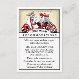 3.5x5 Details Informatie Kaart - King & Queen