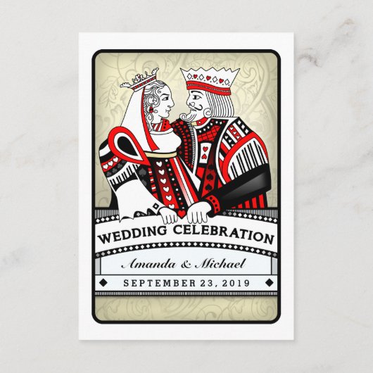 3.5x5 Details Informatie Kaart - King & Queen (Achterkant)