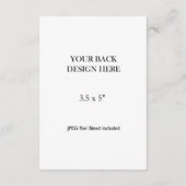 3,5x5" dubbelzijdig kaart afdrukken (Achterkant)