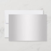 3,5x5 Elegant Black en Silver RSVP (Achterkant)