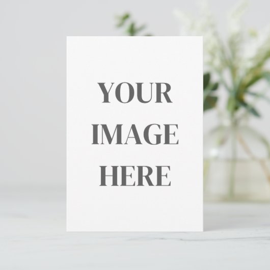 3.5x5 Enclosure Card - Add Your Own Image RSVP Kaartje (Staand voorkant)
