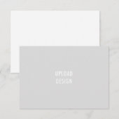 3.5x5 Flat Kaart Landscape Upload uw ontwerp (Voorkant / Achterkant)