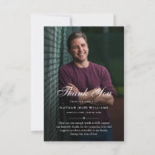 3.5x5 Hartelijk dank voor uw persoonlijke foto-sym Bedankkaart (Voorkant)