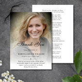 3.5x5 Hartelijk dank voor uw persoonlijke foto-sym Bedankkaart