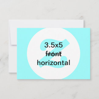 3,5x5 horizontale uitnodiging