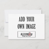 3,5x5-inch horizontale A1-flatkaart Notitiekaartje (Voorkant)