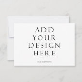 3,5x5-inch horizontale Kaart afdrukken Upload uw o (Voorkant)