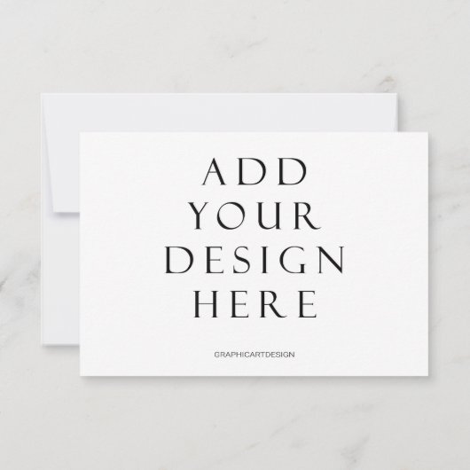 3,5x5-inch horizontale Kaart afdrukken Upload uw o (Achterkant)