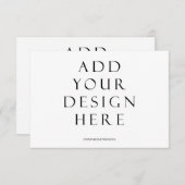 3,5x5-inch horizontale Kaart afdrukken Upload uw o (Voorkant / Achterkant)