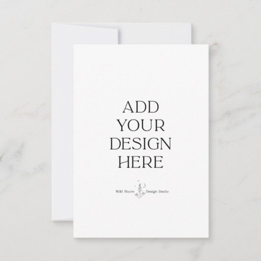 3,5x5-inch Kaart met verticale respons (Voorkant)