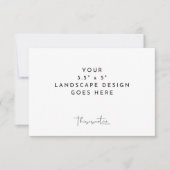 3,5x5-inch RSVP-behuizing Kaart Drukkerij Sjabloon (Voorkant)