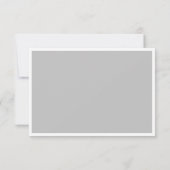 3.5x5 Kardinaal sympathie Funeral Bedankkaart (Achterkant)