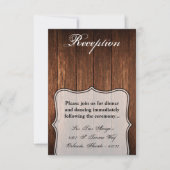 3.5x5 Opvangkaart Barn Wood Land Rustin Kaart (Voorkant)