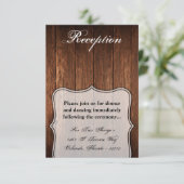 3.5x5 Opvangkaart Barn Wood Land Rustin Kaart (Staand voorkant)