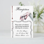 3.5x5 Opvangkaart zombie bloed druppel vampier Kaart (Staand voorkant)