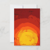 3.5x5 R.S.V.P. Kaart African Safari Giraffe Zonson (Achterkant)